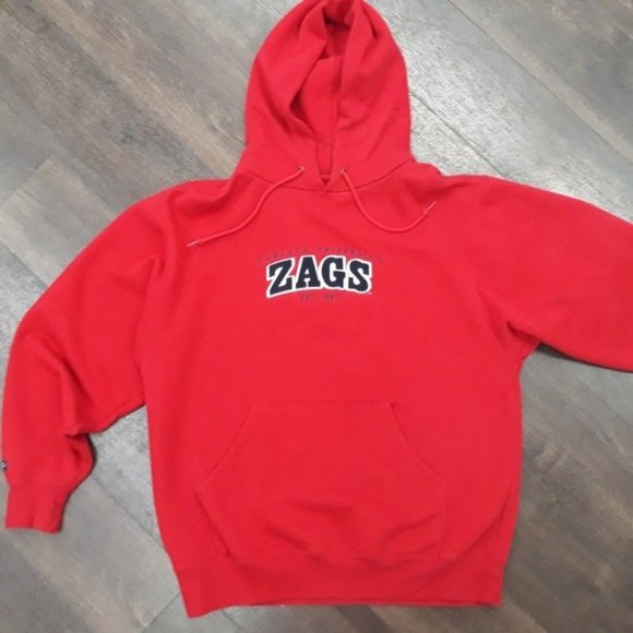 Gonzaga University Red Sz. M Sweatshirt Jansport - Picture 4 of 5